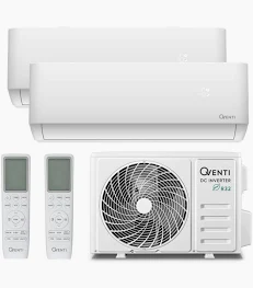 Qventi duo-split airco SAC30MRW-3 ODU 7,9kW wandunits SAC9MRW 2,6kW + SAC18MRW 5,0kW kopen bij KH Installaties Qventi duo-split airco SAC30MRW-3 ODU 7,9kW wandunits SAC9MRW 2,6kW + SAC18MRW 5,0kW - KH Installaties Airconditioning - Productfoto