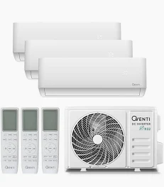 Qventi multi-split airco SAC30MRW-3 ODU 7,9kW wandunits 3x SAC9MRW 2,6kW kopen bij KH Installaties Qventi multi-split airco SAC30MRW-3 ODU 7,9kW wandunits 3x SAC9MRW 2,6kW - KH Installaties Airconditioning - Productfoto