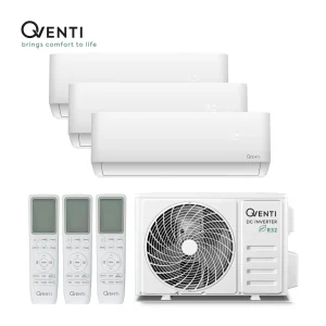 Qventi multi-split airco SAC30MRW-3 ODU 7,9kW wandunits 3x SAC9MRW 2,6kW